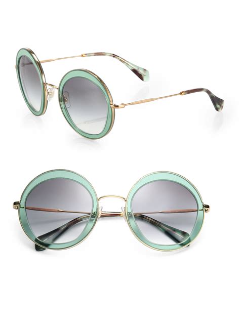 miu miu sunglasses round|miu sunglasses price.